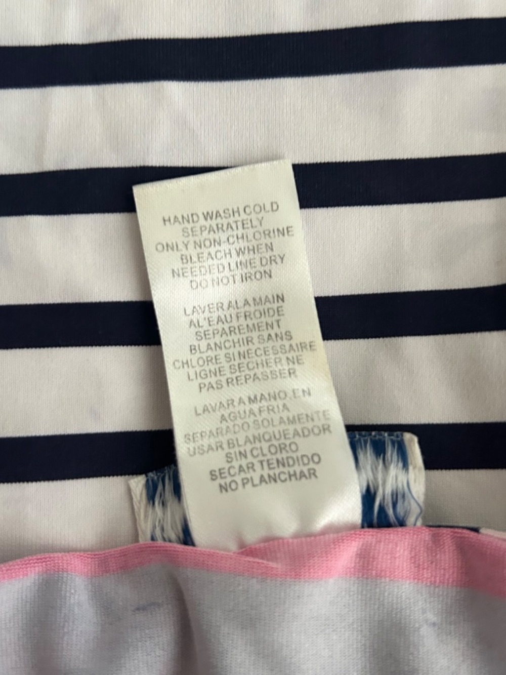 Tommy Bahama Womens Striped Swim Tank Dress Coverup Size L Pockets - Picture 10 of 10